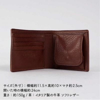 二つ折り 財布 【LADIES&GENTLEMEN】 革製品 革財布 サイフ [ADK015]