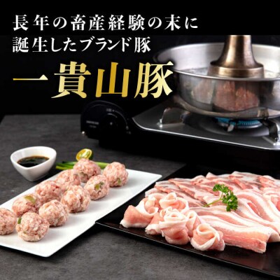 一貴山豚 しゃぶしゃぶ食べ比べセット 糸島市/いきさん牧場 鍋 しゃぶしゃぶ [AGB001]