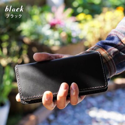 【手縫いの本革製品】ロング ウォレット 財布 本革 BLESS [AAA005]