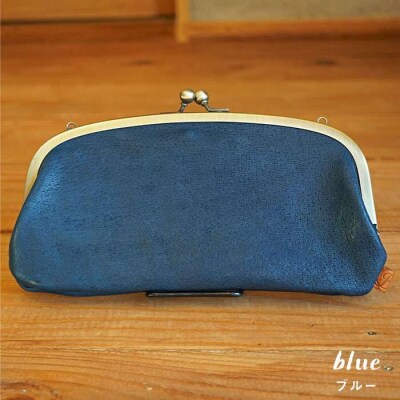 【イノシシ革】がまぐち長財布【BLESS LEATHER】 [AAA010]