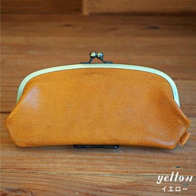 【イノシシ革】がまぐち長財布【BLESS LEATHER】 [AAA010]