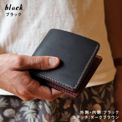 【手縫いの本革製品】ショート ウォレット 財布 本革 BLESS [AAA019]