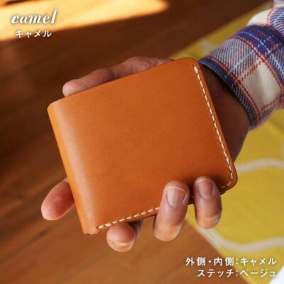 【手縫いの本革製品】ショート ウォレット 財布 本革 BLESS [AAA019]