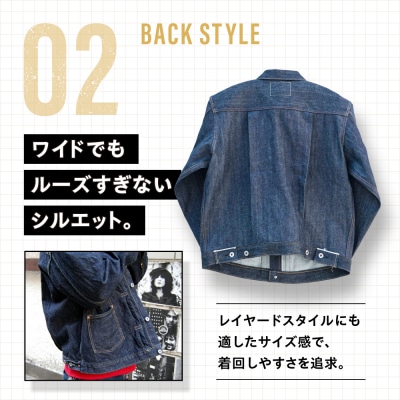 デニムジャケット AF-20 TRUCKER  atelier FLOAT [AAF006]