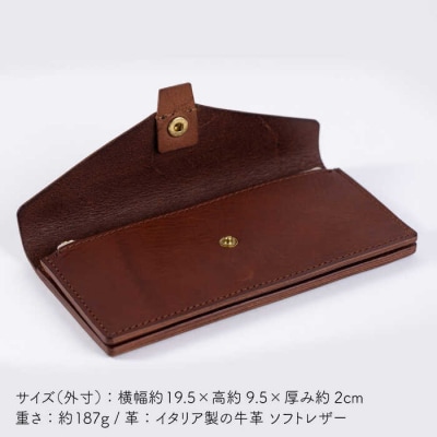 ホック 留め フラップ 長財布 【LADIES&GENTLEMEN】  [ADK001]