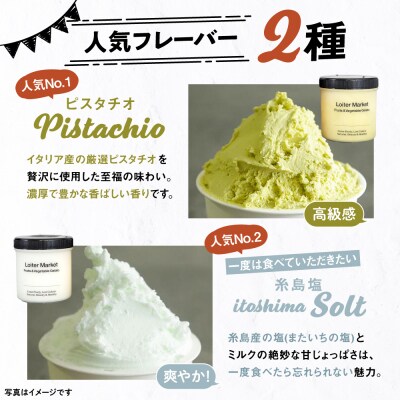ジェラートボトル2個セット ( ピスタチオ / 塩 ) Loiter Market [AGD004]