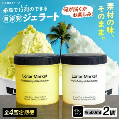 【全4回 定期便】 お楽しみ ボトル2個×4回セット Loiter Market [AGD013]