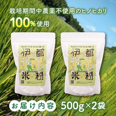 伊都 米粉 白 1kg 500g×2 フルタク グルテンフリー 米 [AHN003]