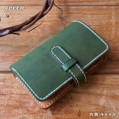 【手縫いの本革製品】ミドル ウォレット 財布 本革 BLESS [AAA020]
