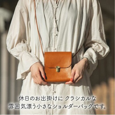 差し込み金具の小さな ショルダーバッグ 【LADIES&GENTLEMEN】[ADK010]