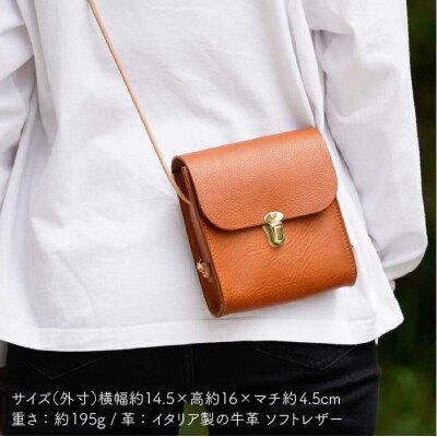 差し込み金具の小さな ショルダーバッグ 【LADIES&GENTLEMEN】[ADK010]