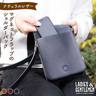 マグネットフラップのショルダーバッグ/LADIES&GENTLEMEN [ADK038]