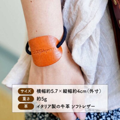 【年内発送】【本革】革のヘアゴム LADIES&GENTLEMEN [ADK063]