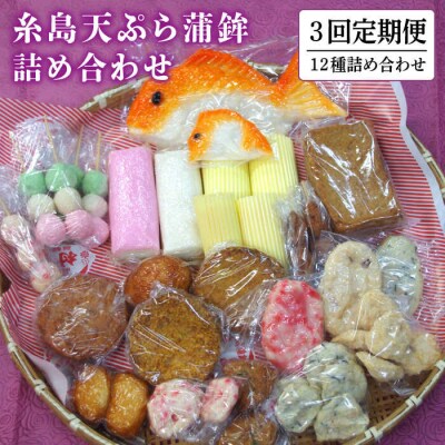 【全3回定期便】天ぷら 蒲鉾 詰め合わせ (12種17点) Aセット/村島蒲鉾店[AHH003]