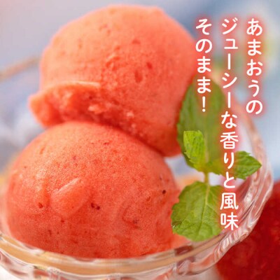 糸島産 濃厚 あまおう ジェラート1000ml [AIK005]