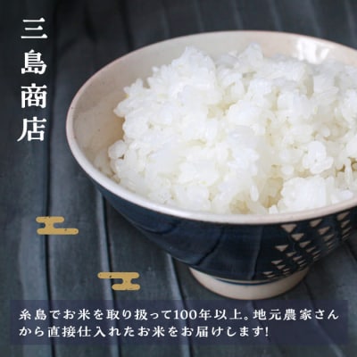 【全3回定期便】糸島産 夢つくし 5kg 糸島市/三島商店 [AIM005]