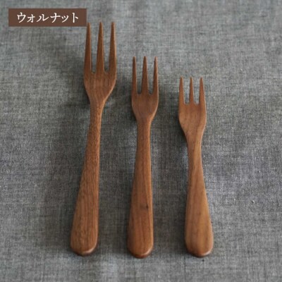 木製 フォーク 全 3種セット 糸島/ダブルダブルファニチャー [APE018]