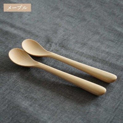 木製 スプーン S 2本セット 糸島/ダブルダブルファニチャー [APE030]