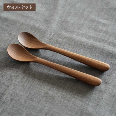 木製 スプーン S 2本セット 糸島/ダブルダブルファニチャー [APE030]