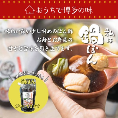 【年内発送】博多 水炊きセット (約2人前) 糸島市/博多 浜や [AFF036] 水炊き 鍋