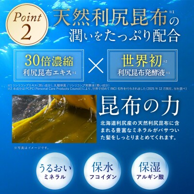 【色が選べる!2本セット】[白髪用]利尻シャンプー+ケアコンディショナー大容量サイズ[AZA071]