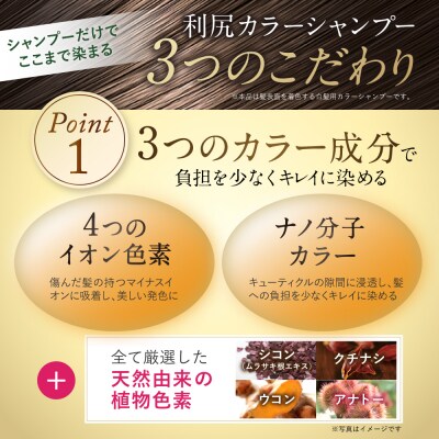 【色が選べる!4本セット】[白髪用]利尻シャンプー+ケアコンディショナー大容量サイズ[AZA072]