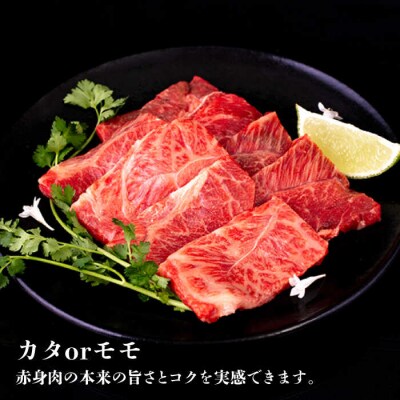 A4ランク 希少部位焼肉3種600g 2-3人前 肩ロース ミスジ モモ (カタ) [AGN001]