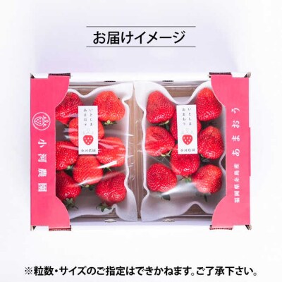 農家直送! 糸島産 完熟あまおう 280g×2P(S-Gサイズ)[AJN003]
