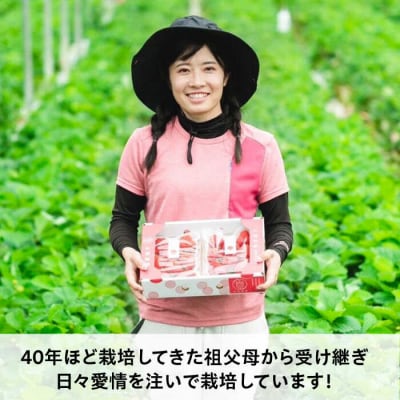 農家直送! 糸島産 完熟あまおう 280g×4P(S-Gサイズ)[AJN004]