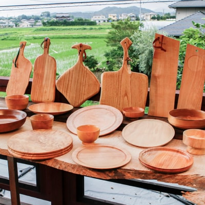 カッティングボードC (水楢)  工作小屋moku-ren(品川 雅男) [AVZ014]