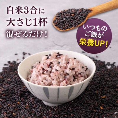 田縁黒米(でんえんくろまい)300g×3パック 糸島市  [ATM003]