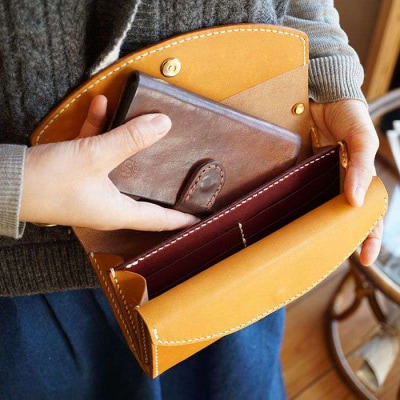 お財布機能付き mini ショルダー バッグ 財布《糸島》【BLESS】  [AAA004]