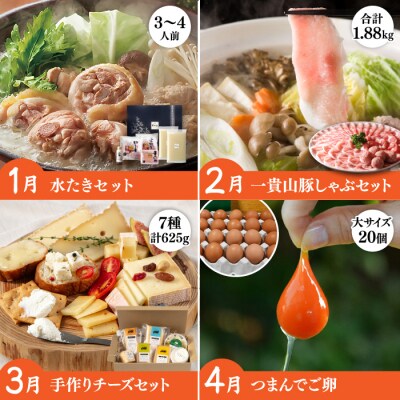【全12回定期便】糸島がっつりお楽しみ定期便 [AAH002] 