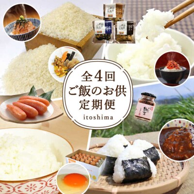 【全4回定期便】糸島ごはんのおとも定期便 [AAH006]