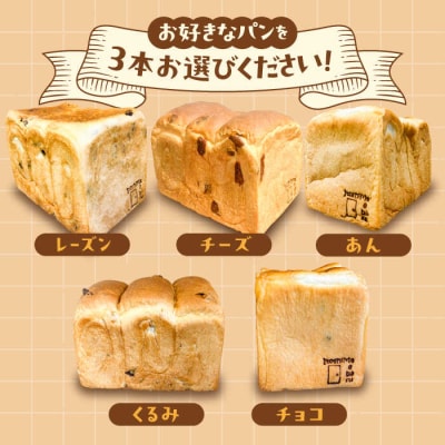 【冷凍】こだわり食パン5本 (プレーン 2本 + 選べる味 3本 )糸島食ぱんや [AAP012]