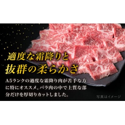 【全6回定期便】【焼肉用】A4ランク 糸島 黒毛和牛 カルビ 500g 糸島市 [ACA294]