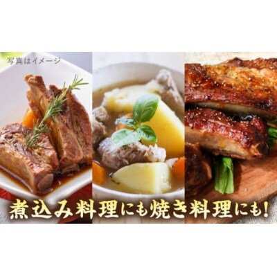 【全3回定期便】【 バーベキュー・煮込み用 】約2.4kg 糸島華豚 スペアリブ [ACA332]