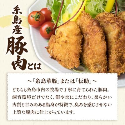 【全6回定期便】糸島華味鳥 チキンカツ 糸島産豚肉 ヒレカツセット(38枚/1回)[ACA342]