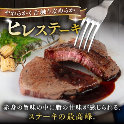 【全6回定期便】博多和牛 ヒレステーキ 400g(100g×4枚) ヒサダヤフーズ [AIA085]