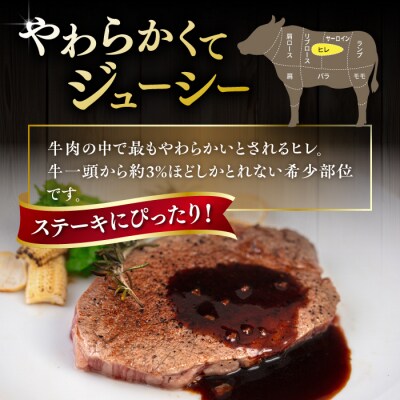 【全6回定期便】博多和牛 ヒレステーキ 400g(100g×4枚) ヒサダヤフーズ [AIA085]