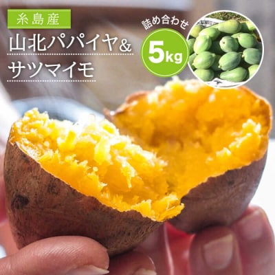 山北パパイヤと安納蜜芋5kgセット 山北農園 [ACH002]