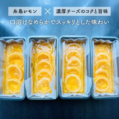 【ご自宅用】【全12回定期便】糸島レモンチーズケーキ EARTH[ADI004]