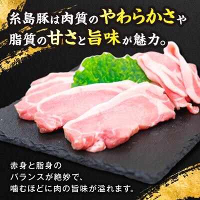 JA糸島 黒毛和牛 糸島豚 すき焼き しゃぶしゃぶセット/JA糸島産直市場 伊都菜彩[AED010]