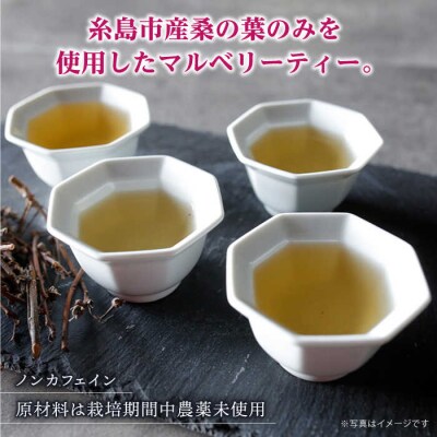 マルベリーティー2袋(糸島産桑の葉100%使用)【泉屋六治】【いとしまごころ】[AGC003]