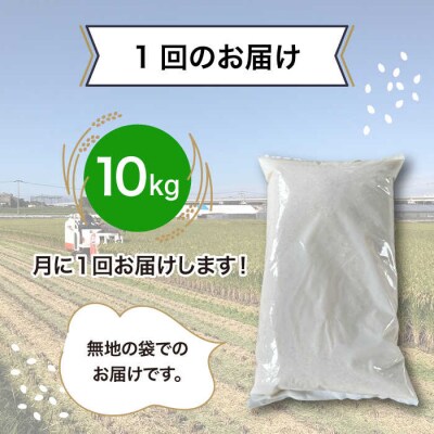 【全6回(月1回)定期便】栽培期間中 農薬不使用のお米 ヒノヒカリ 10kg [AHC045]