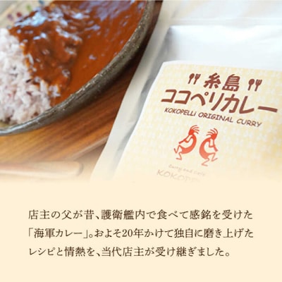 糸島牛の旨みが凝縮!!濃厚海軍カレー5袋《糸島》【ココペリ】レトルト 常備食[ALE003]