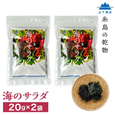 糸島の乾物 海藻 いとしま 海のサラダ 2袋《糸島》【山下商店】【いとしまごころ】[ANA012]