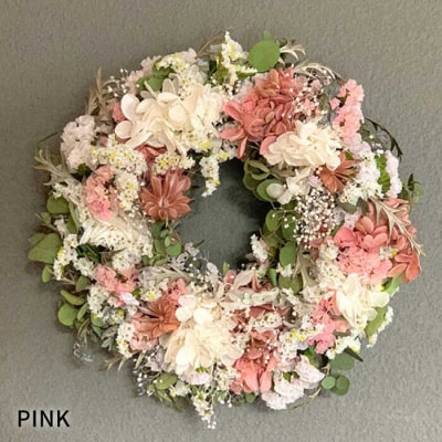 【選べる4タイプ】ドライ フラワー リース Sサイズ 【tokohana】[AOC006]