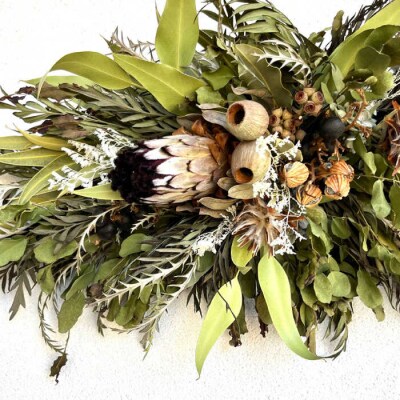 プロテアニオベのタペストリー(Lサイズ)　糸島市/tokohana ドライフラワー[AOC029]