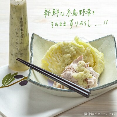 【お試し用】野菜を食べる生ドレッシング 大根と大葉×1本 糸島市/糸島正キ [AQA038]